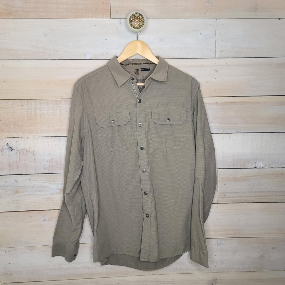 Kuhl Rugged Utilitarian Born In The Mountains Outdoor Button Up Men's Medium